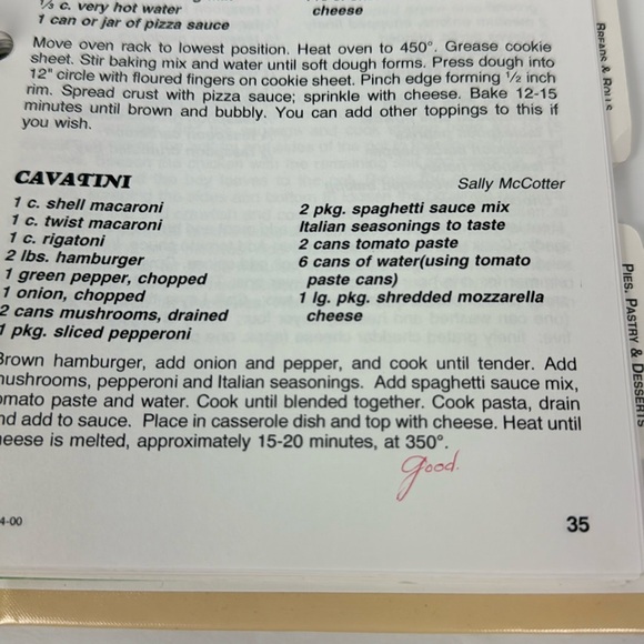 Vtg Feed My Sheep Cookbook Vandemere NC United Methodist Church Recipes - Picture 16 of 16